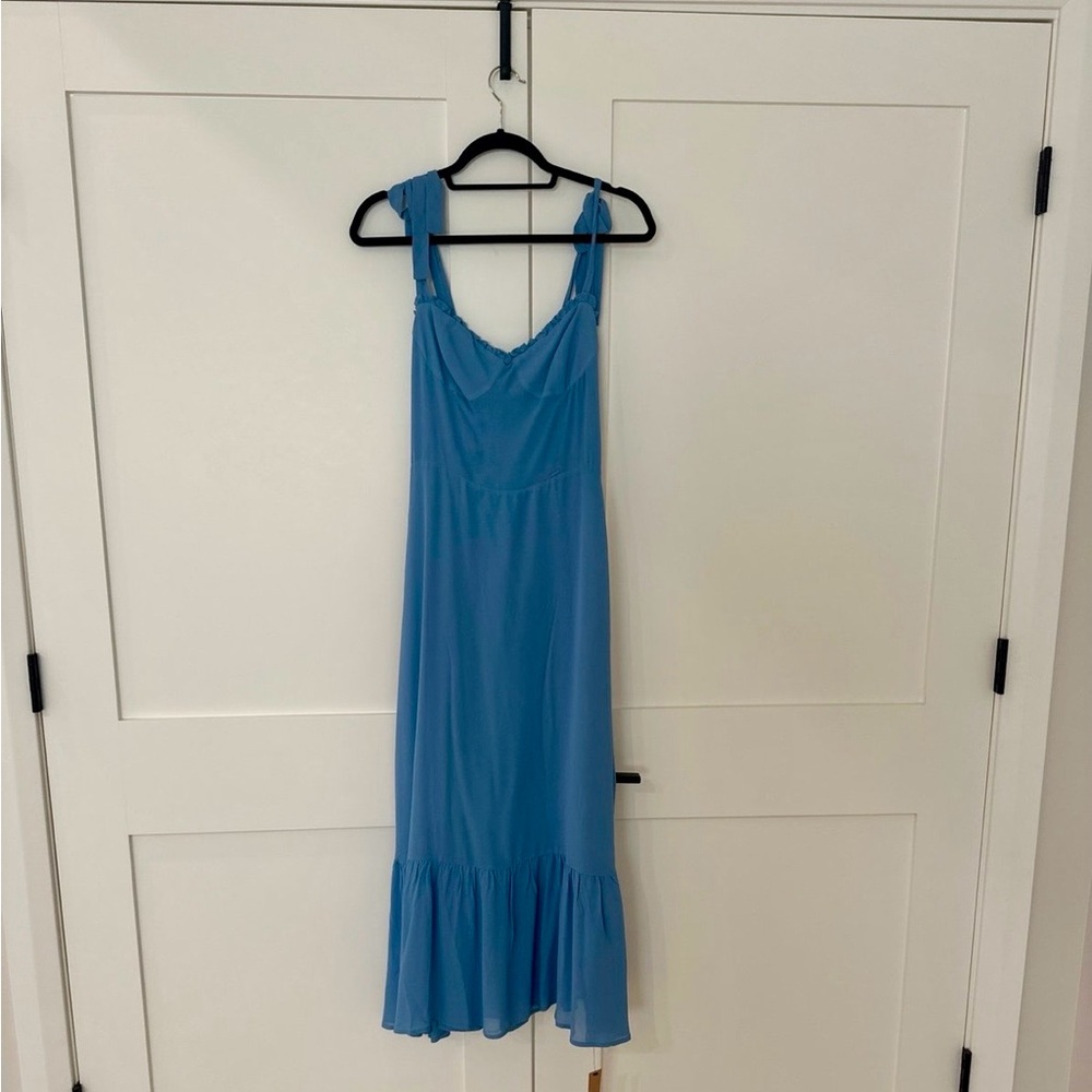 Reformation blue Nikita dress NWT